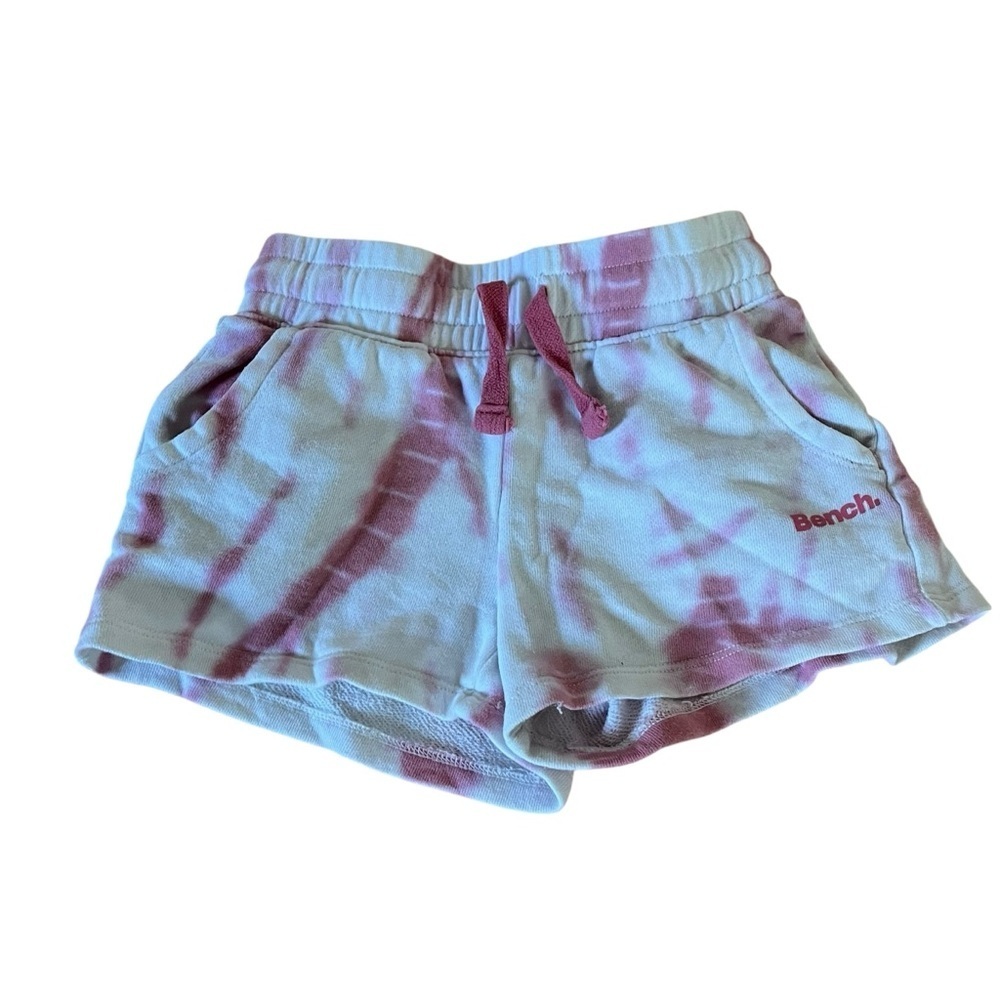 🌼 5/$20 Bench Girls Tie-Dye Lounge Shorts Pink Purple White Size 6